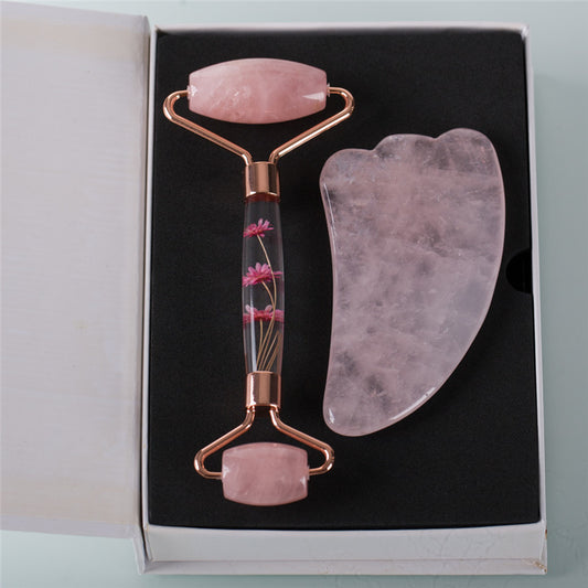 Natural Jade Gua Sha Tool - Facial Massage Crystal | Noor Lifestyle NOORLIFESTYLE