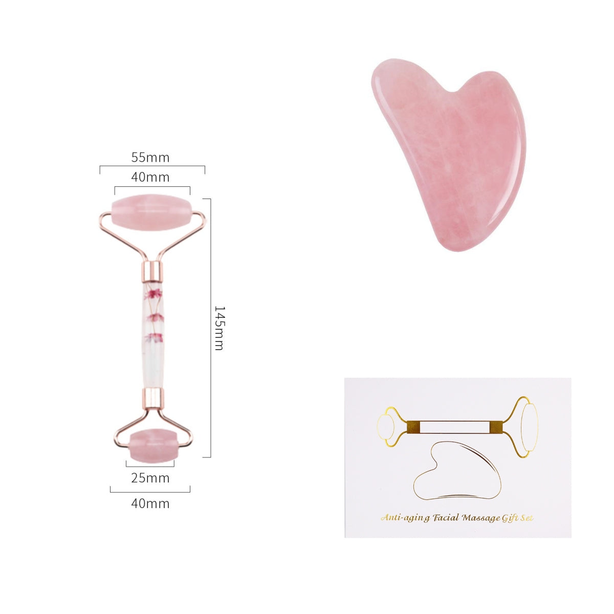 Natural Jade Gua Sha Tool - Facial Massage Crystal | Noor Lifestyle NOORLIFESTYLE