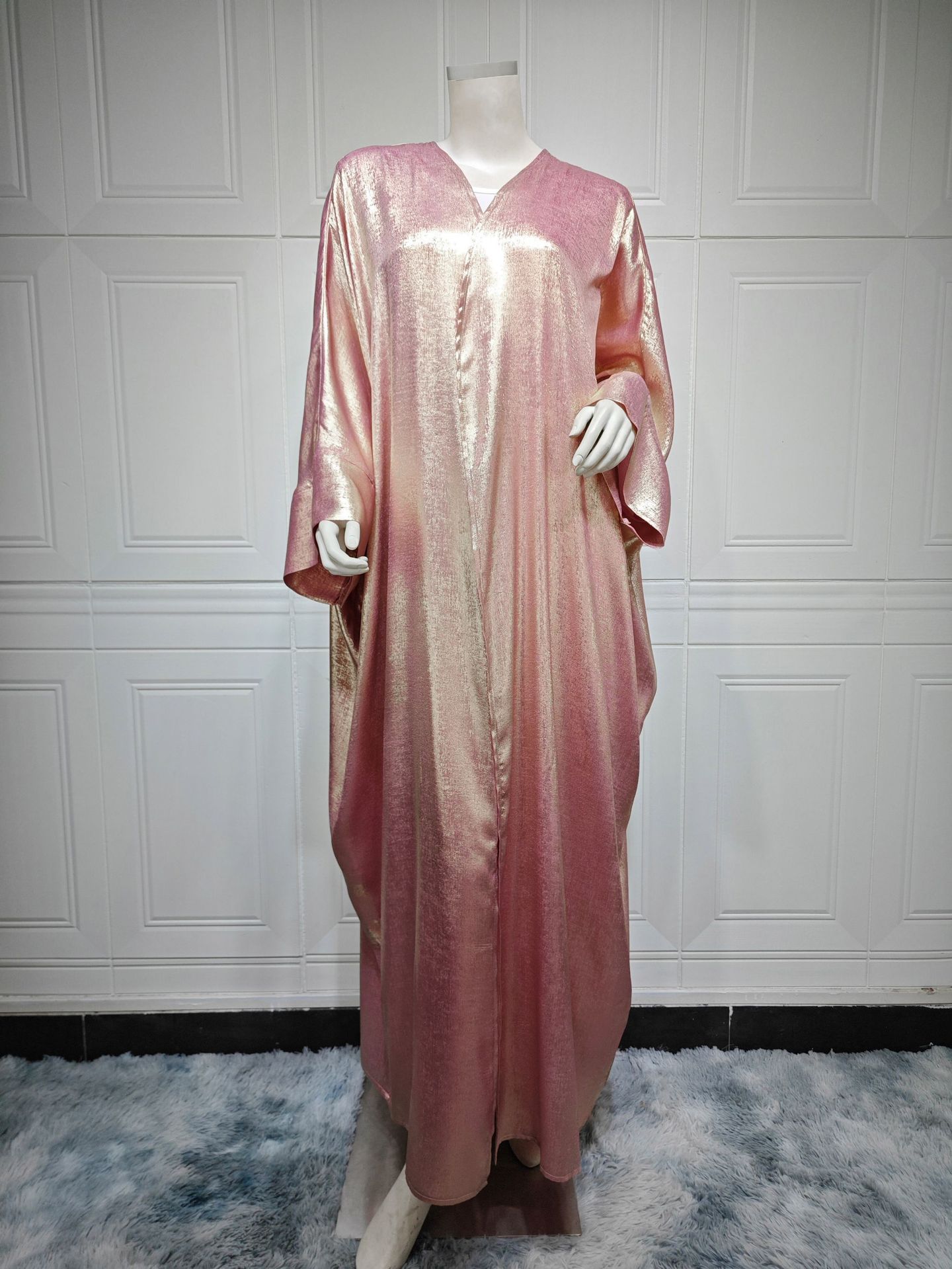 Noor Azure Luxe Abaya - Premium Bronzing Robe NOORLIFESTYLE